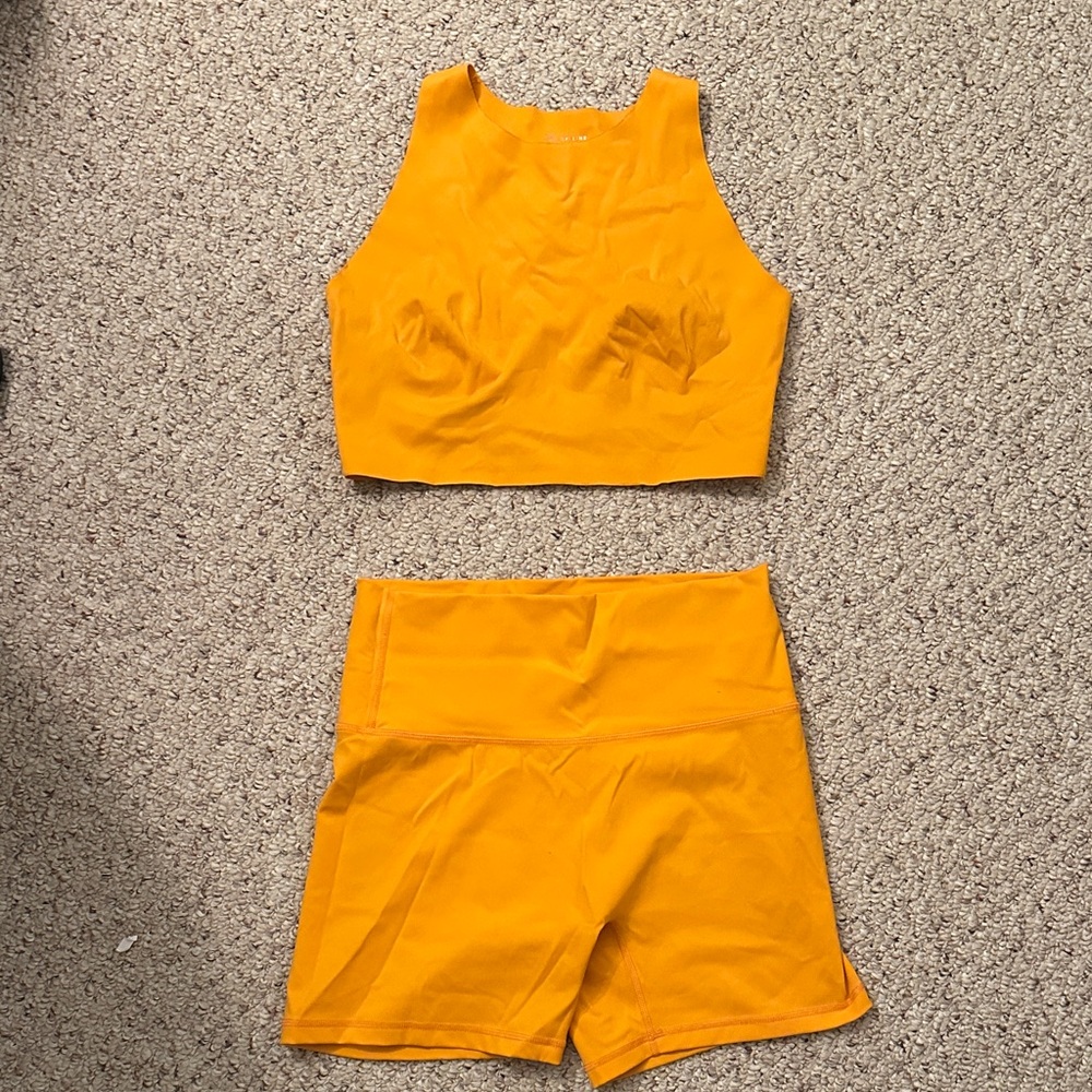 Aerie Orange Athletic Set